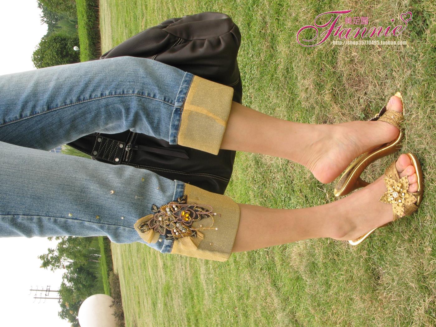 图片[47]-Fannie芬妮每足园 No.212金色的凉拖 [68P] – 速更版-美库