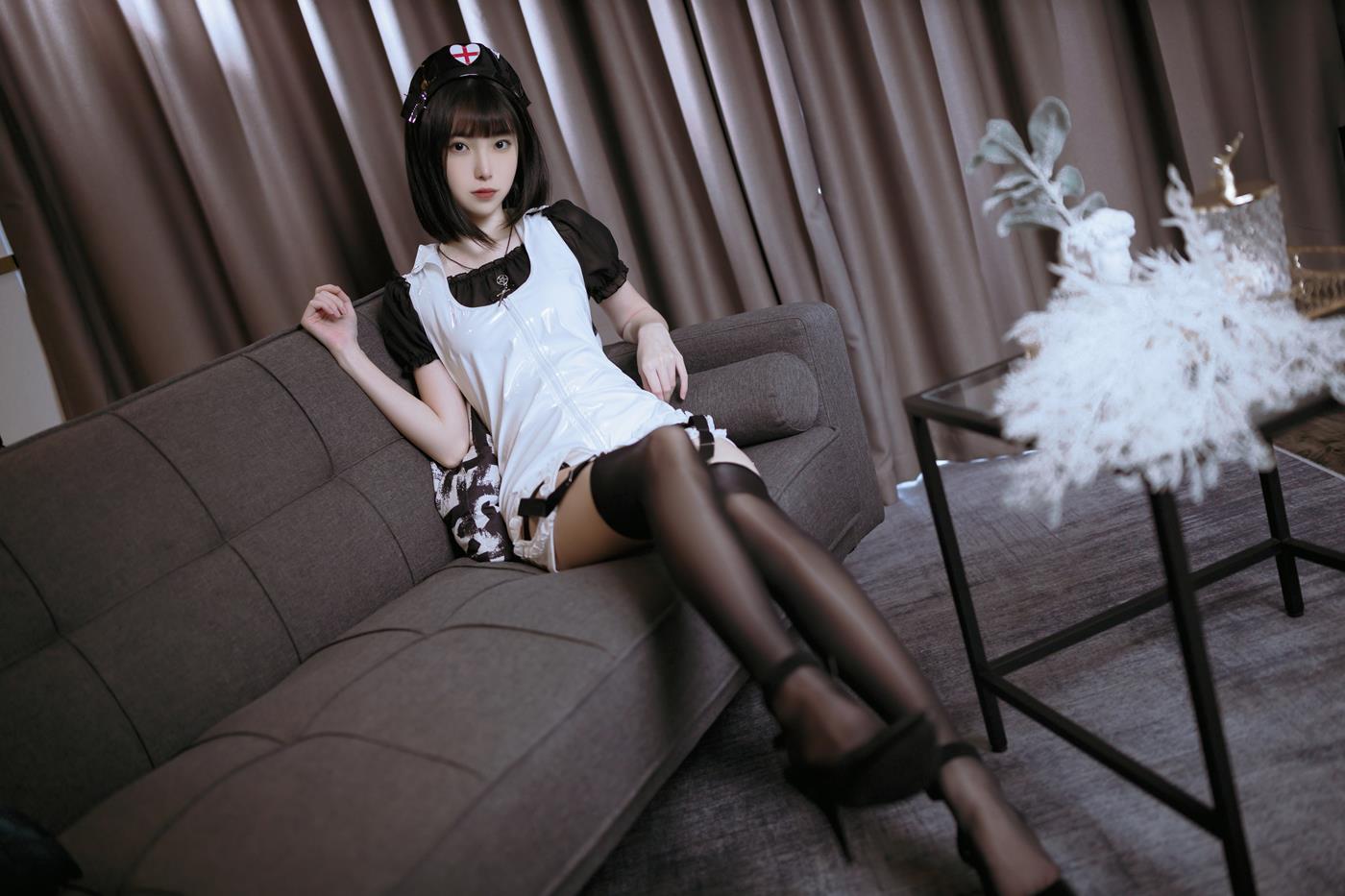 图片[17]-许岚(叁月life)  – 黑丝护士[36P] – 速更版-美库