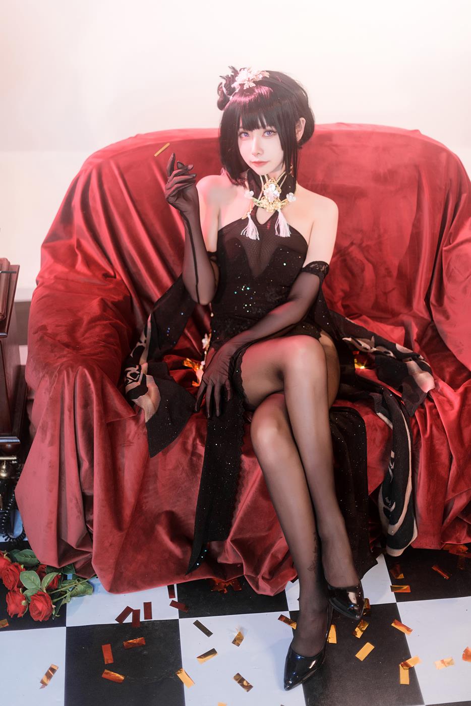 图片[11]-Momoko葵葵 – 碧蓝航线镇海 奇奢花苑[24P] – 速更版-美库