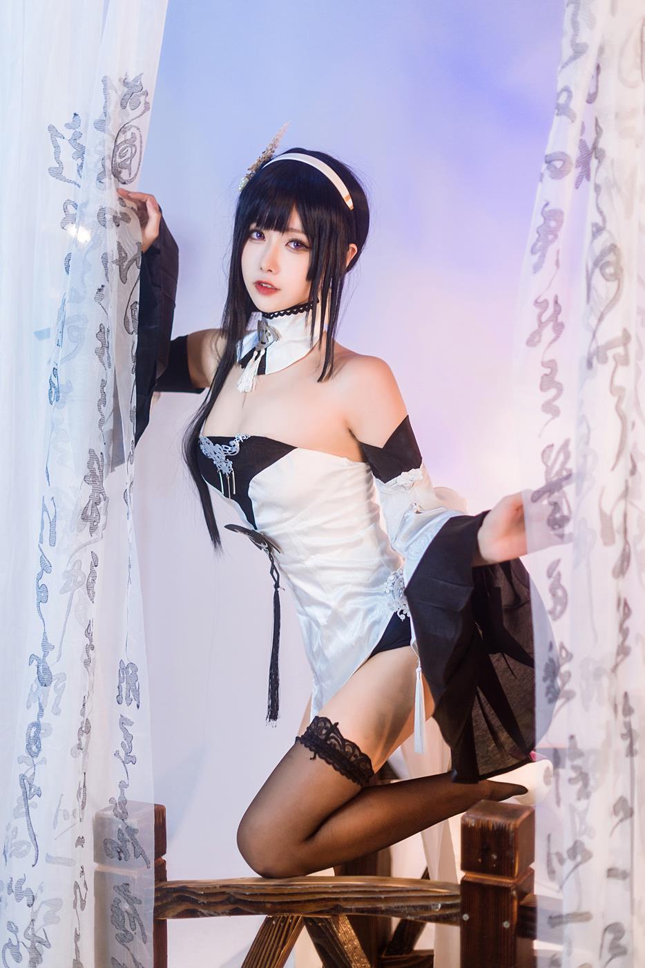 图片[16]-Momoko葵葵 – 碧蓝航线镇海 奇奢花苑[24P] – 速更版-美库