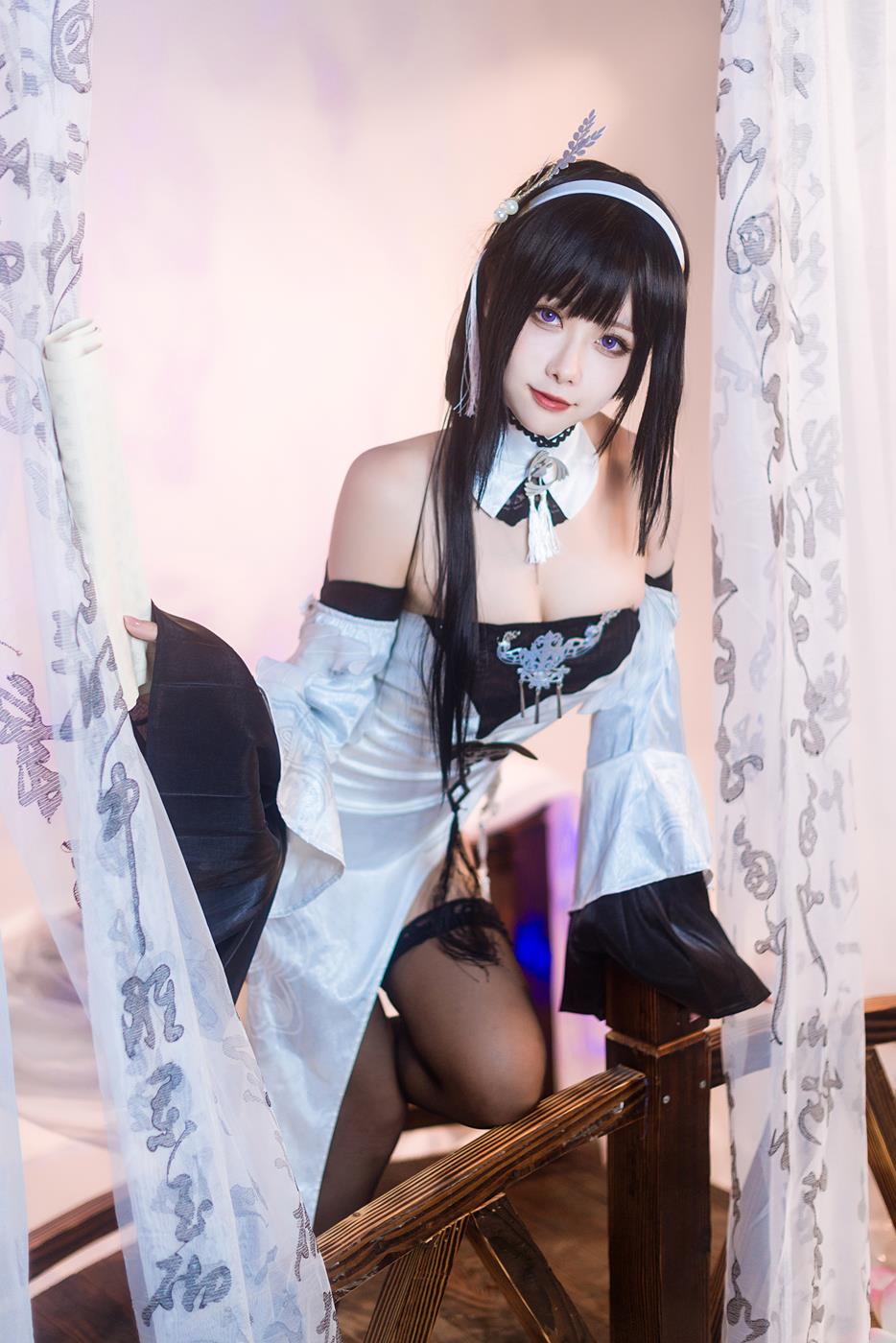 图片[21]-Momoko葵葵 – 碧蓝航线镇海 奇奢花苑[24P] – 速更版-美库