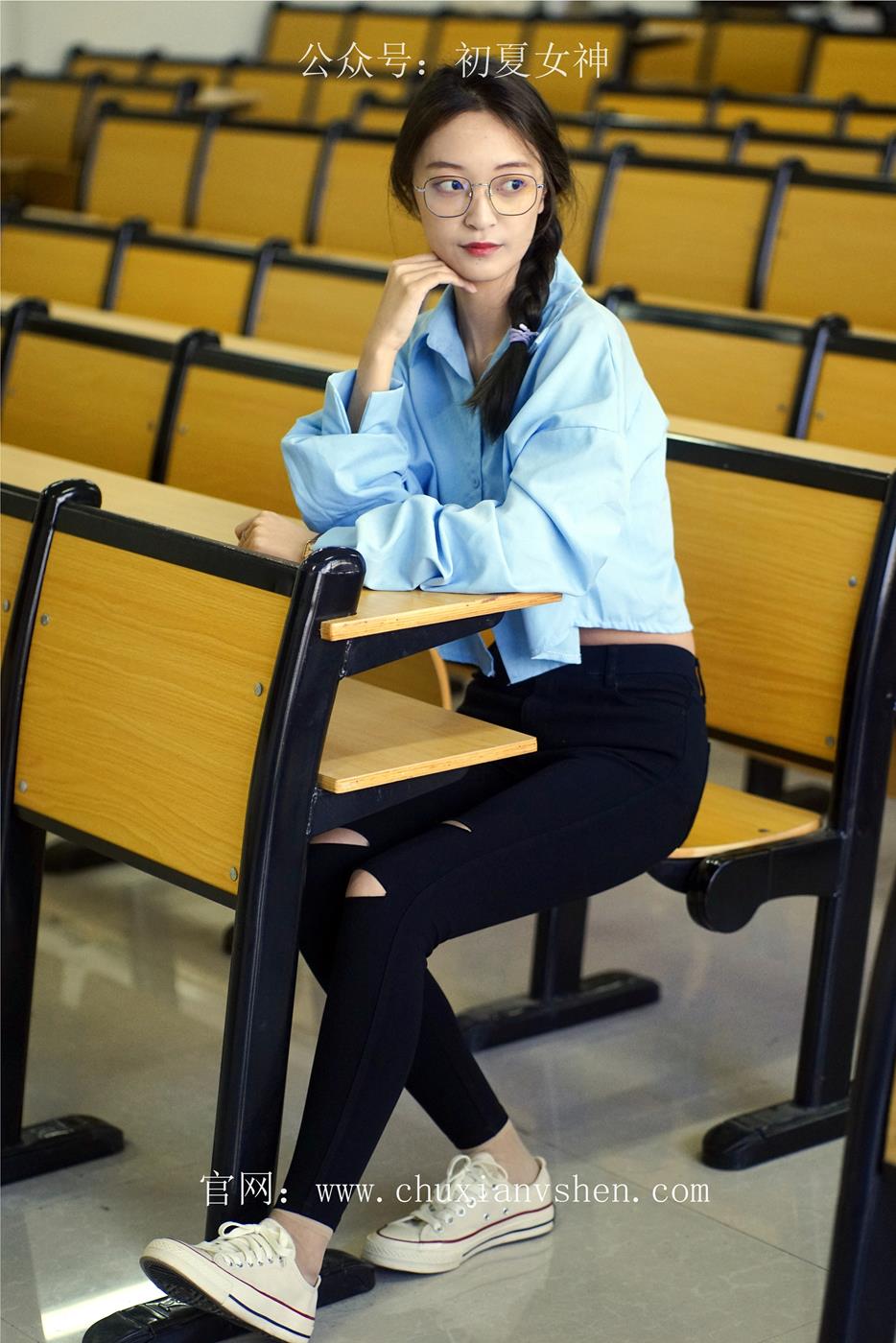 图片[23]-初夏女神 NO.028 依依 邻家女孩-学习篇[140P] – 速更版-美库