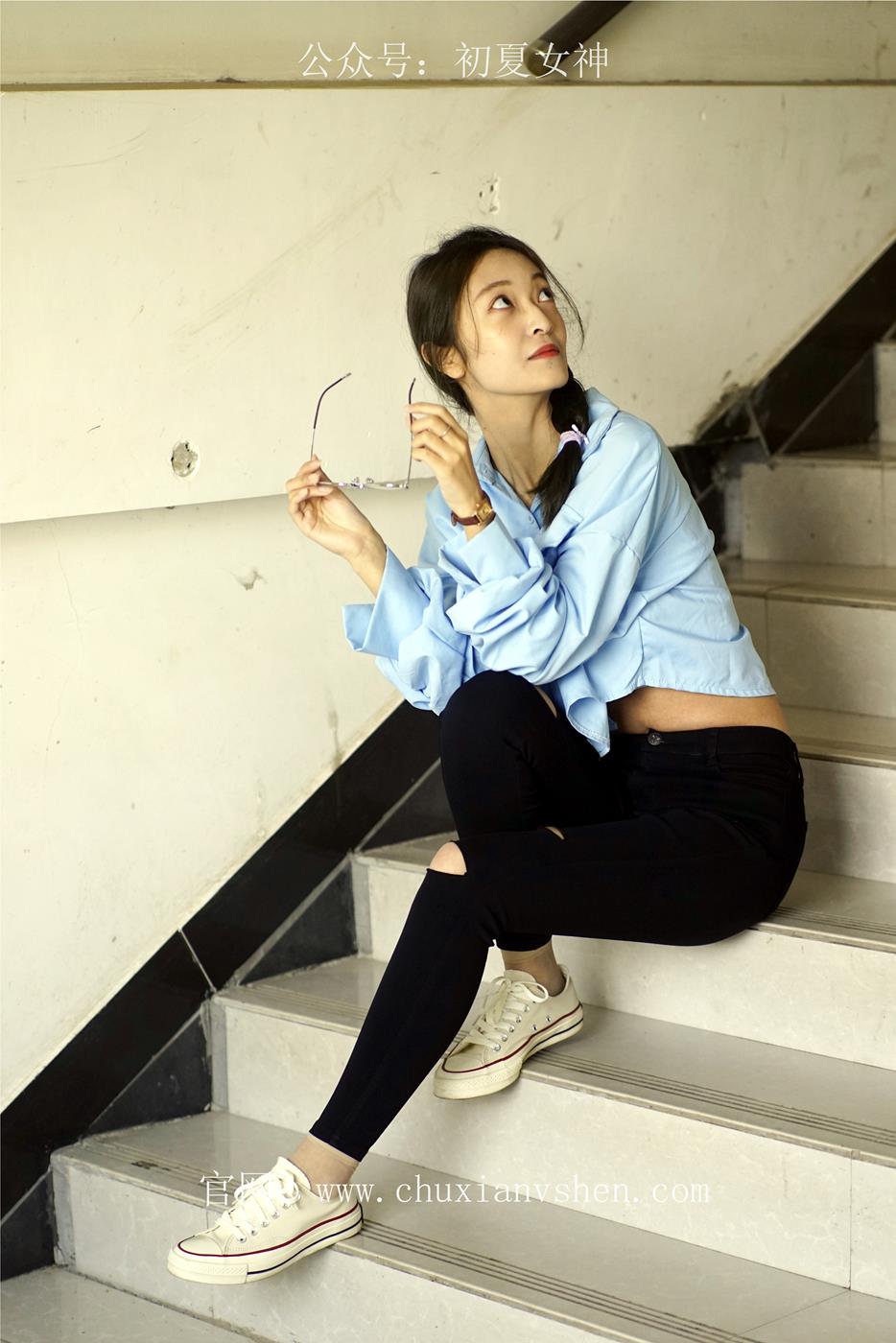 图片[46]-初夏女神 NO.028 依依 邻家女孩-学习篇[140P] – 速更版-美库