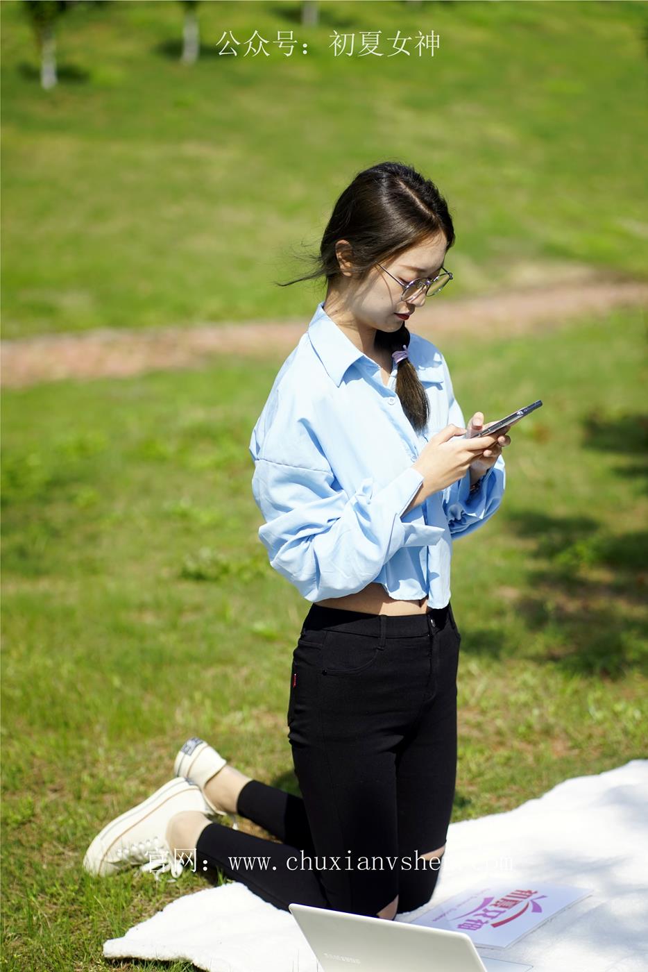 图片[127]-初夏女神 NO.028 依依 邻家女孩-学习篇[140P] – 速更版-美库