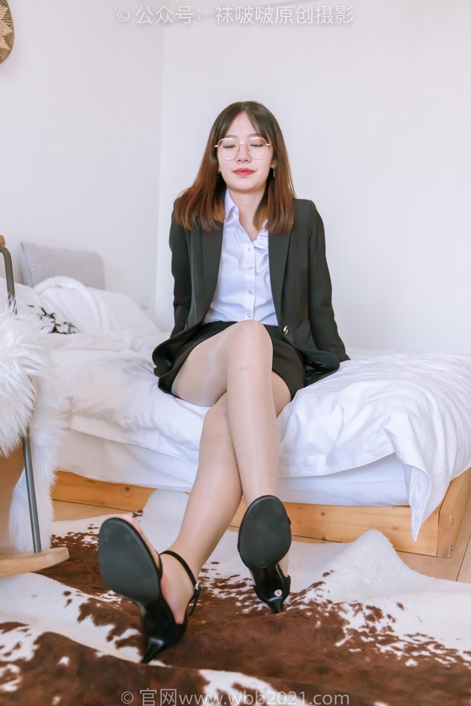 图片[17]-[BoBoSocks袜啵啵]NO.267 小甜豆-高跟鞋、油亮肉丝、ol制服[130P] – 速更版-美库