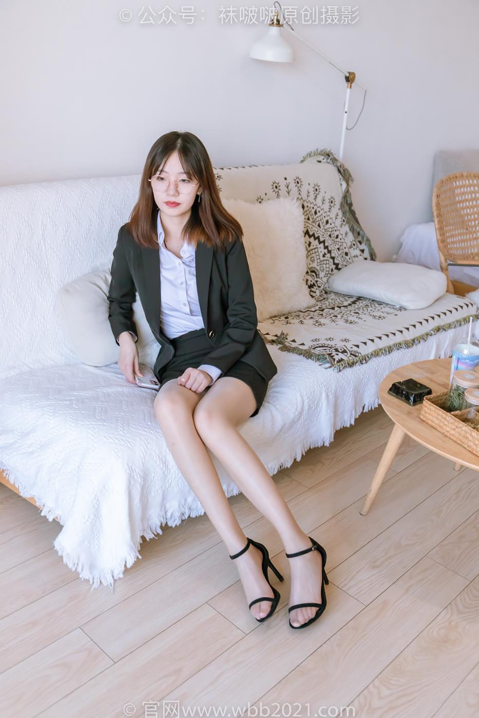 图片[19]-[BoBoSocks袜啵啵]NO.267 小甜豆-高跟鞋、油亮肉丝、ol制服[130P] – 速更版-美库