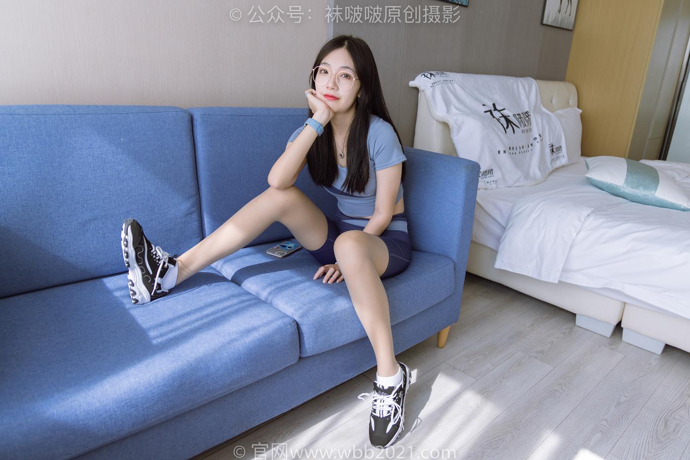 图片[12]-[BoBoSocks袜啵啵]NO.269 小甜豆-运动鞋、白棉袜、灰丝、瑜伽裤裤里丝[140P] – 速更版-美库