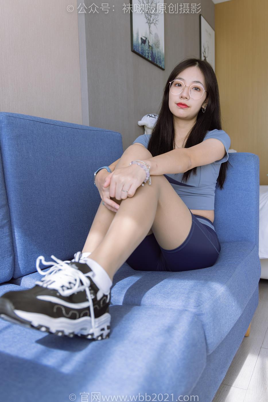 图片[15]-[BoBoSocks袜啵啵]NO.269 小甜豆-运动鞋、白棉袜、灰丝、瑜伽裤裤里丝[140P] – 速更版-美库