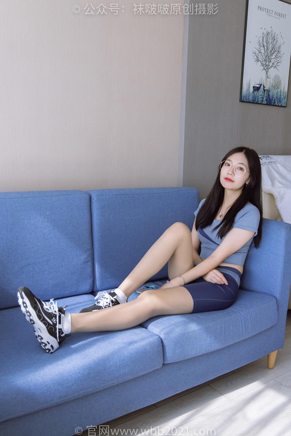 图片[19]-[BoBoSocks袜啵啵]NO.269 小甜豆-运动鞋、白棉袜、灰丝、瑜伽裤裤里丝[140P] – 速更版-美库