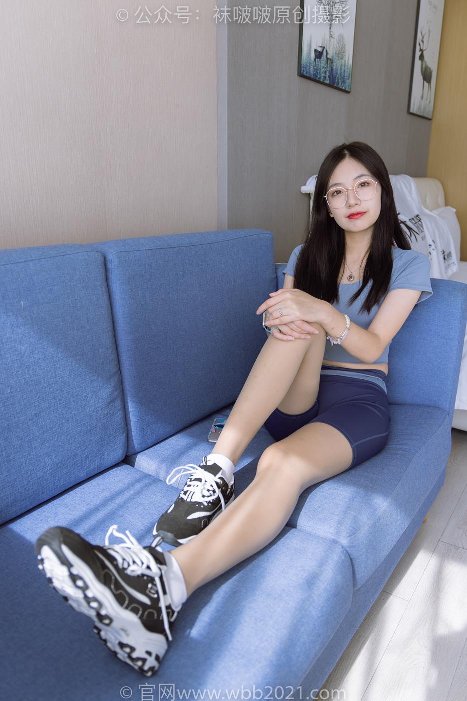 图片[20]-[BoBoSocks袜啵啵]NO.269 小甜豆-运动鞋、白棉袜、灰丝、瑜伽裤裤里丝[140P] – 速更版-美库