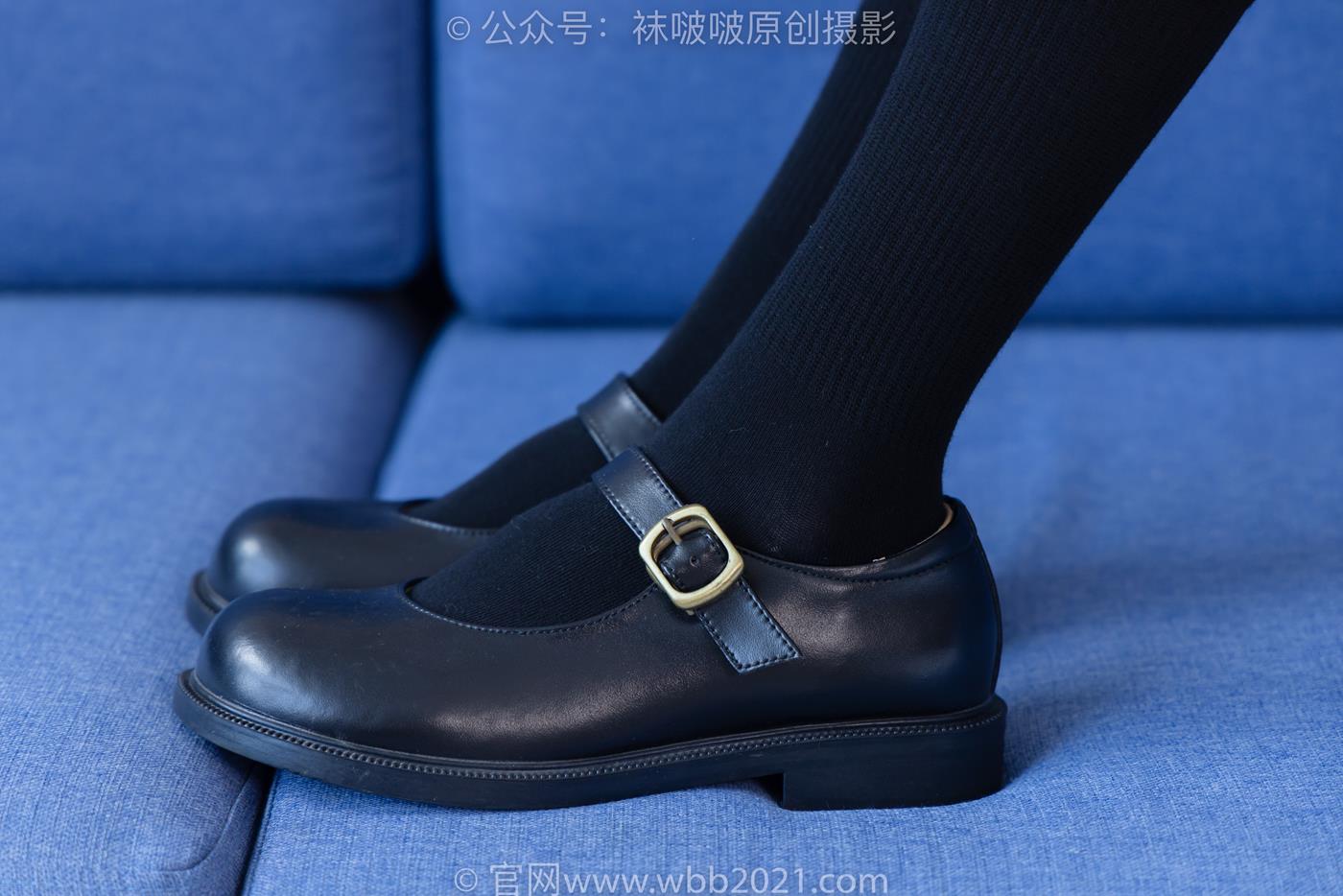 图片[28]-[BoBoSocks袜啵啵]NO.268 芝士-黑皮鞋、绑带黑棉袜、学院制服[140P] – 速更版-美库