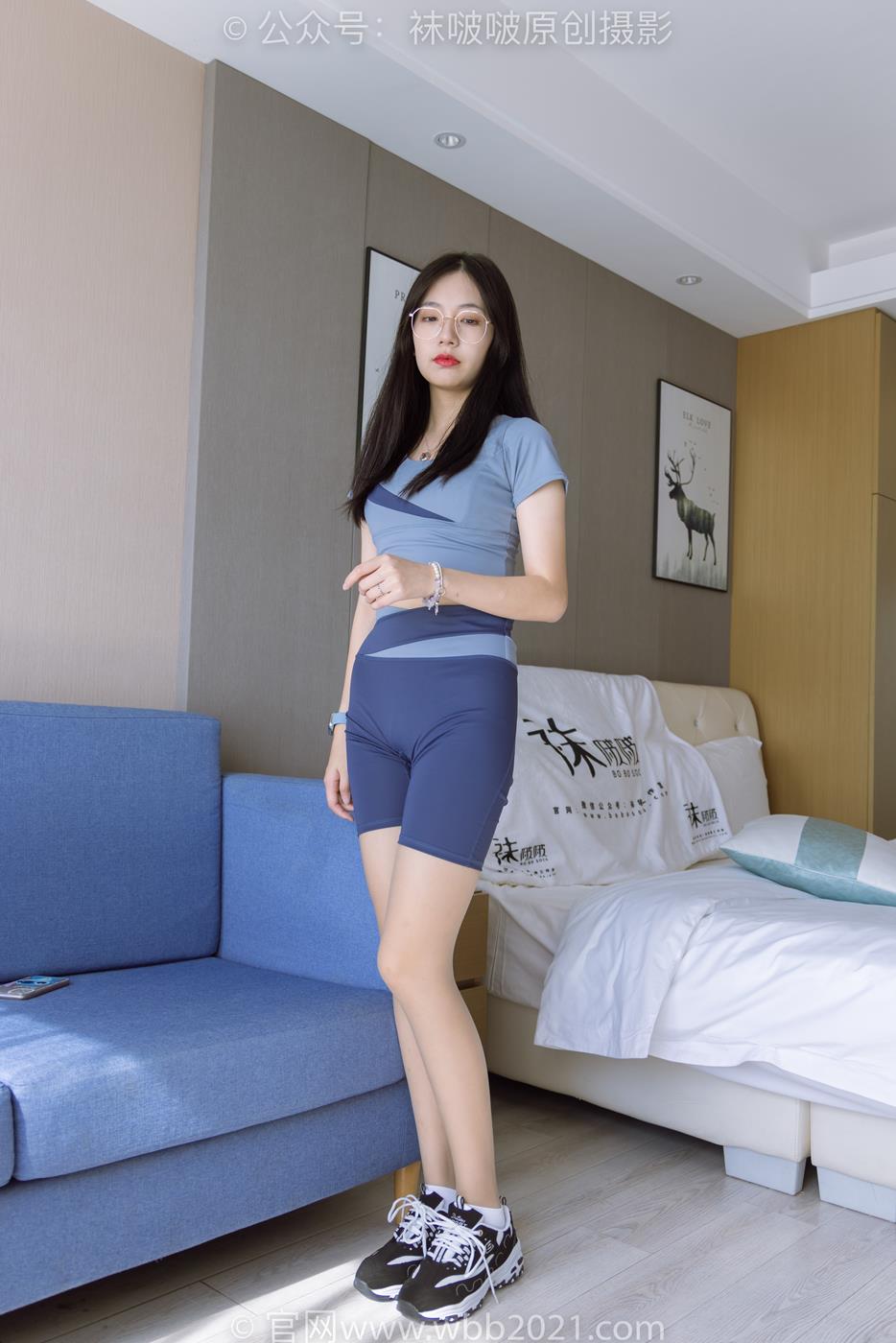 图片[22]-[BoBoSocks袜啵啵]NO.269 小甜豆-运动鞋、白棉袜、灰丝、瑜伽裤裤里丝[140P] – 速更版-美库