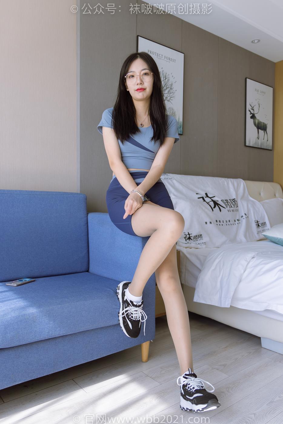 图片[28]-[BoBoSocks袜啵啵]NO.269 小甜豆-运动鞋、白棉袜、灰丝、瑜伽裤裤里丝[140P] – 速更版-美库