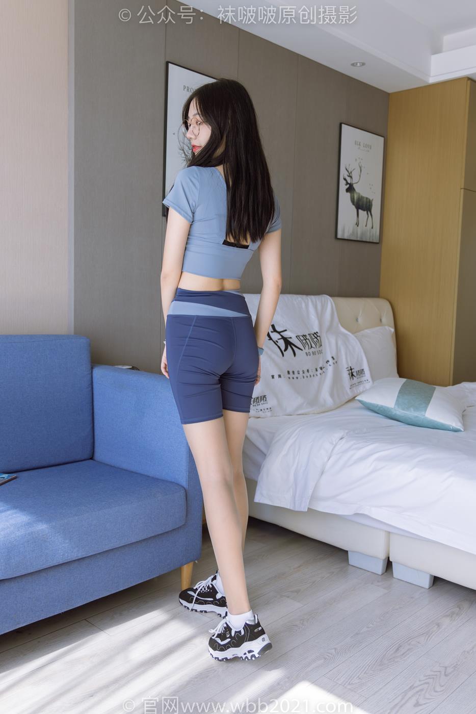 图片[35]-[BoBoSocks袜啵啵]NO.269 小甜豆-运动鞋、白棉袜、灰丝、瑜伽裤裤里丝[140P] – 速更版-美库