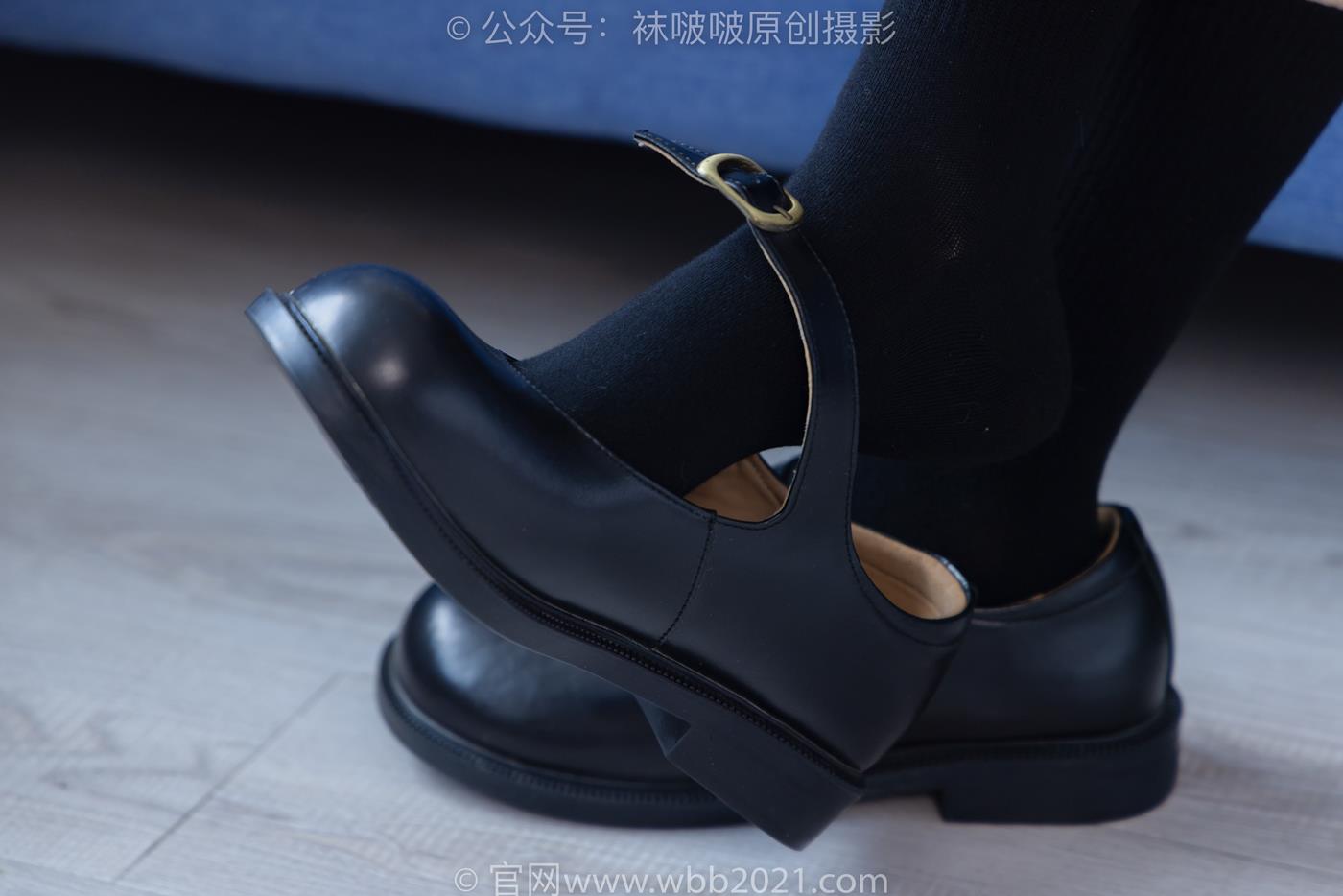 图片[48]-[BoBoSocks袜啵啵]NO.268 芝士-黑皮鞋、绑带黑棉袜、学院制服[140P] – 速更版-美库