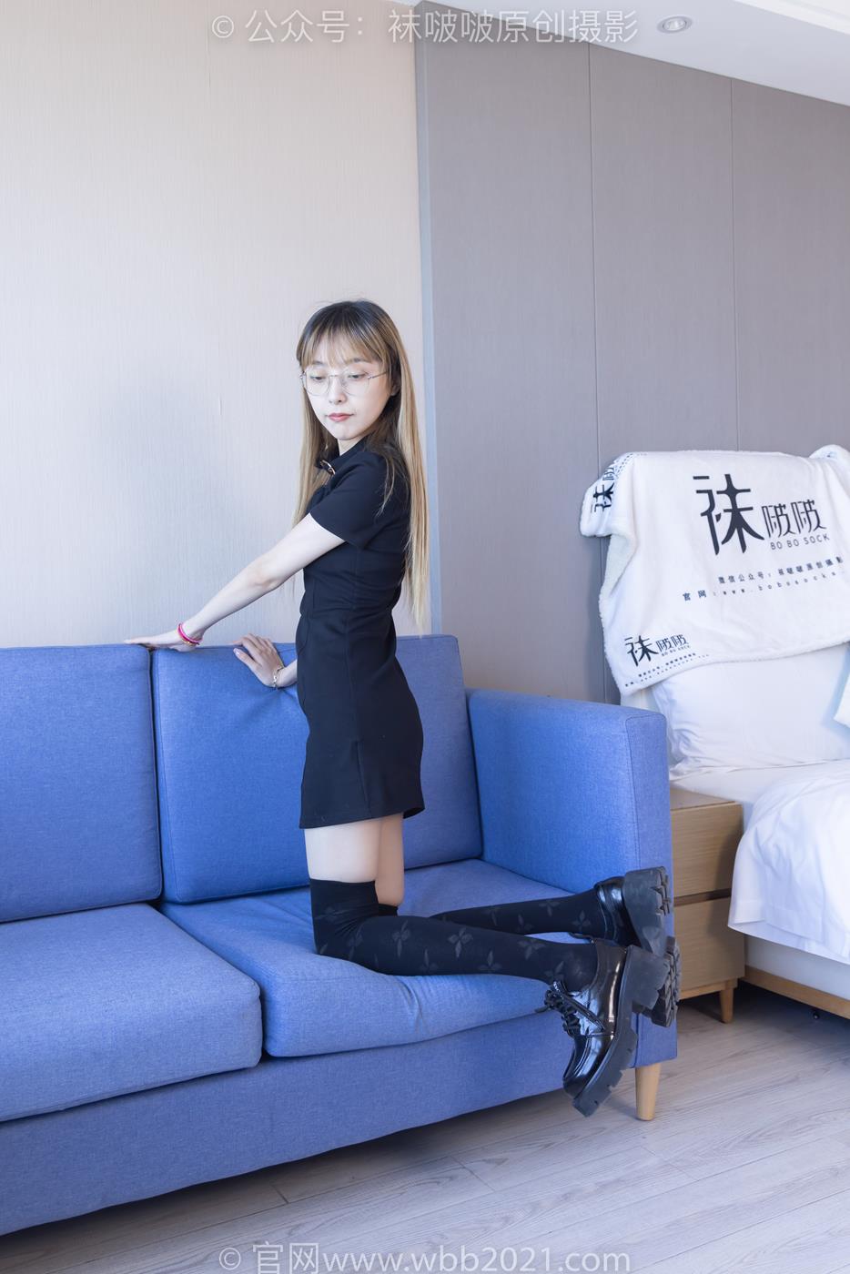 图片[23]-[BoBoSocks袜啵啵]NO.270 稚予-高跟鞋、皮鞋、厚黑丝、黑色大腿棉袜[150P] – 速更版-美库