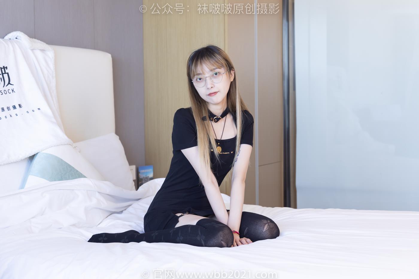 图片[34]-[BoBoSocks袜啵啵]NO.270 稚予-高跟鞋、皮鞋、厚黑丝、黑色大腿棉袜[150P] – 速更版-美库