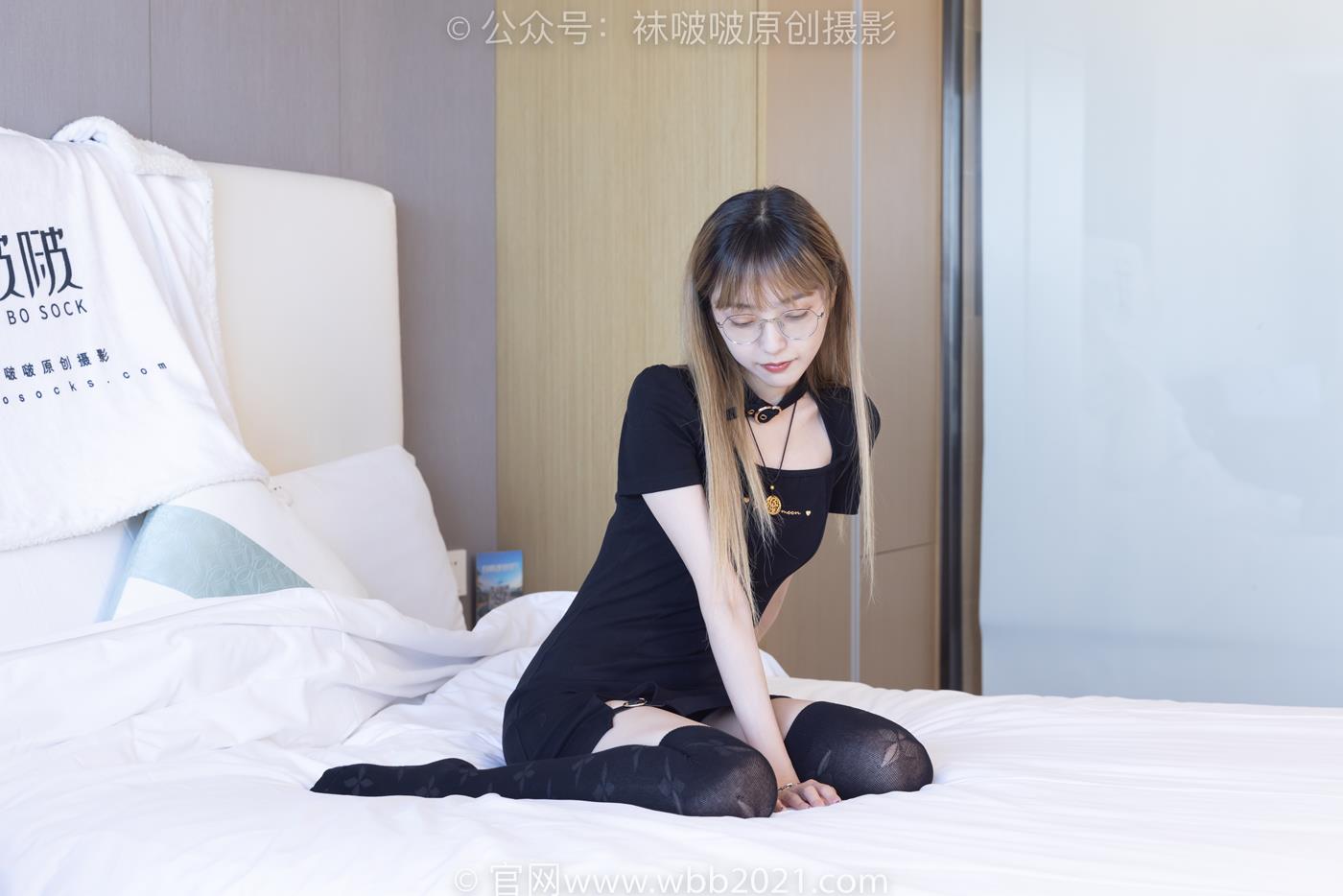 图片[35]-[BoBoSocks袜啵啵]NO.270 稚予-高跟鞋、皮鞋、厚黑丝、黑色大腿棉袜[150P] – 速更版-美库