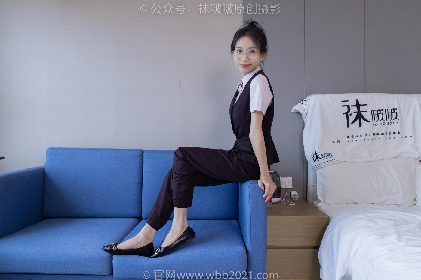 图片[33]-[BoBoSocks袜啵啵]NO.271 芝士-平底鞋、短肉丝、银行制服[147P] – 速更版-美库