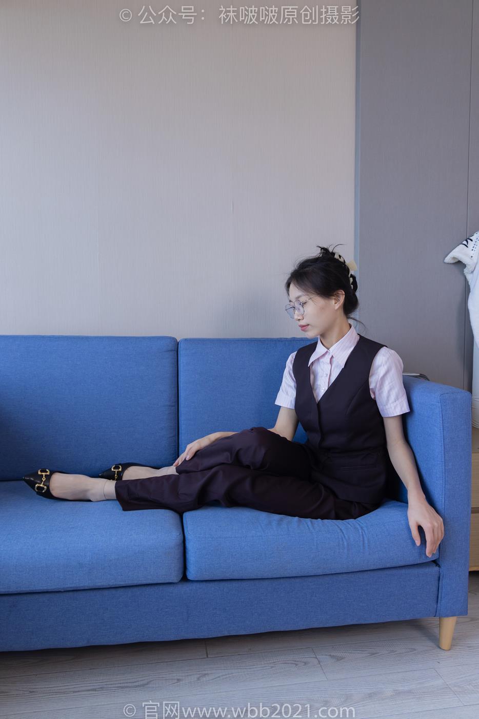 图片[42]-[BoBoSocks袜啵啵]NO.271 芝士-平底鞋、短肉丝、银行制服[147P] – 速更版-美库