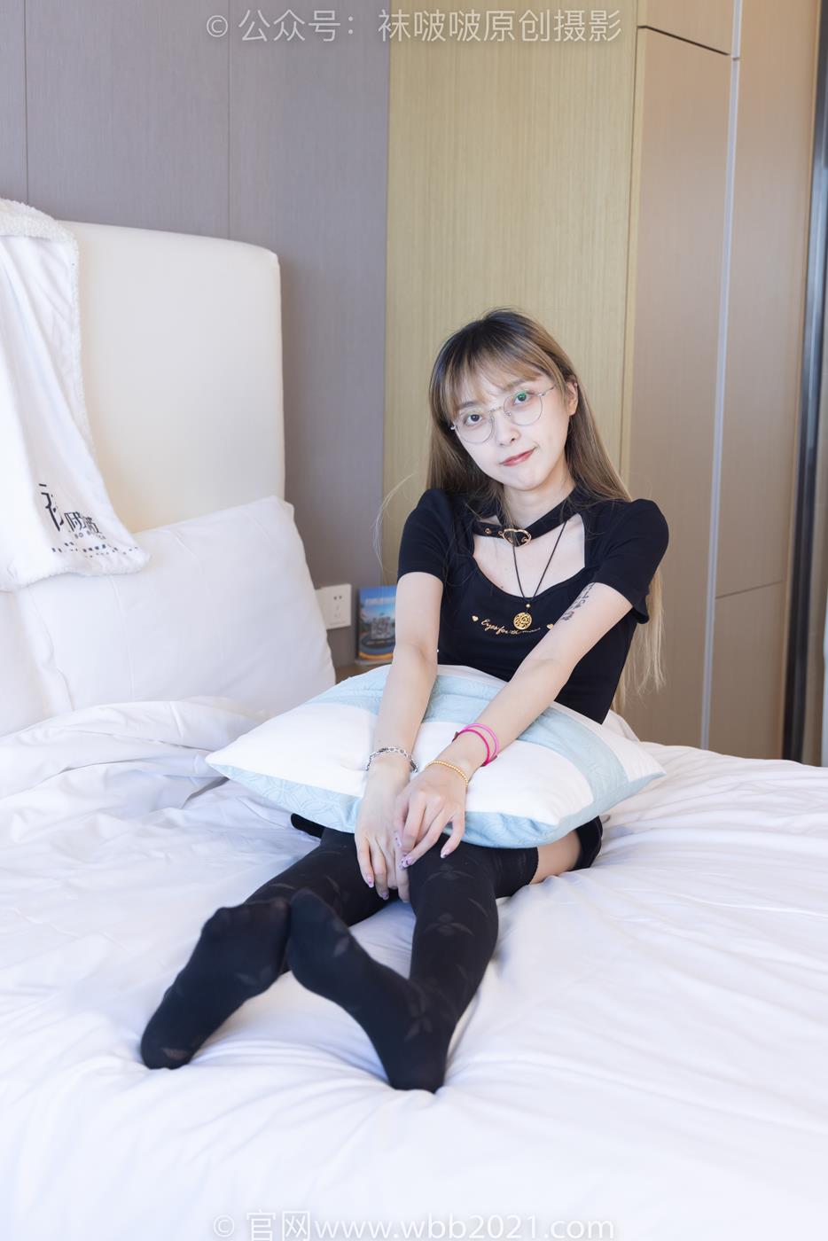 图片[55]-[BoBoSocks袜啵啵]NO.270 稚予-高跟鞋、皮鞋、厚黑丝、黑色大腿棉袜[150P] – 速更版-美库