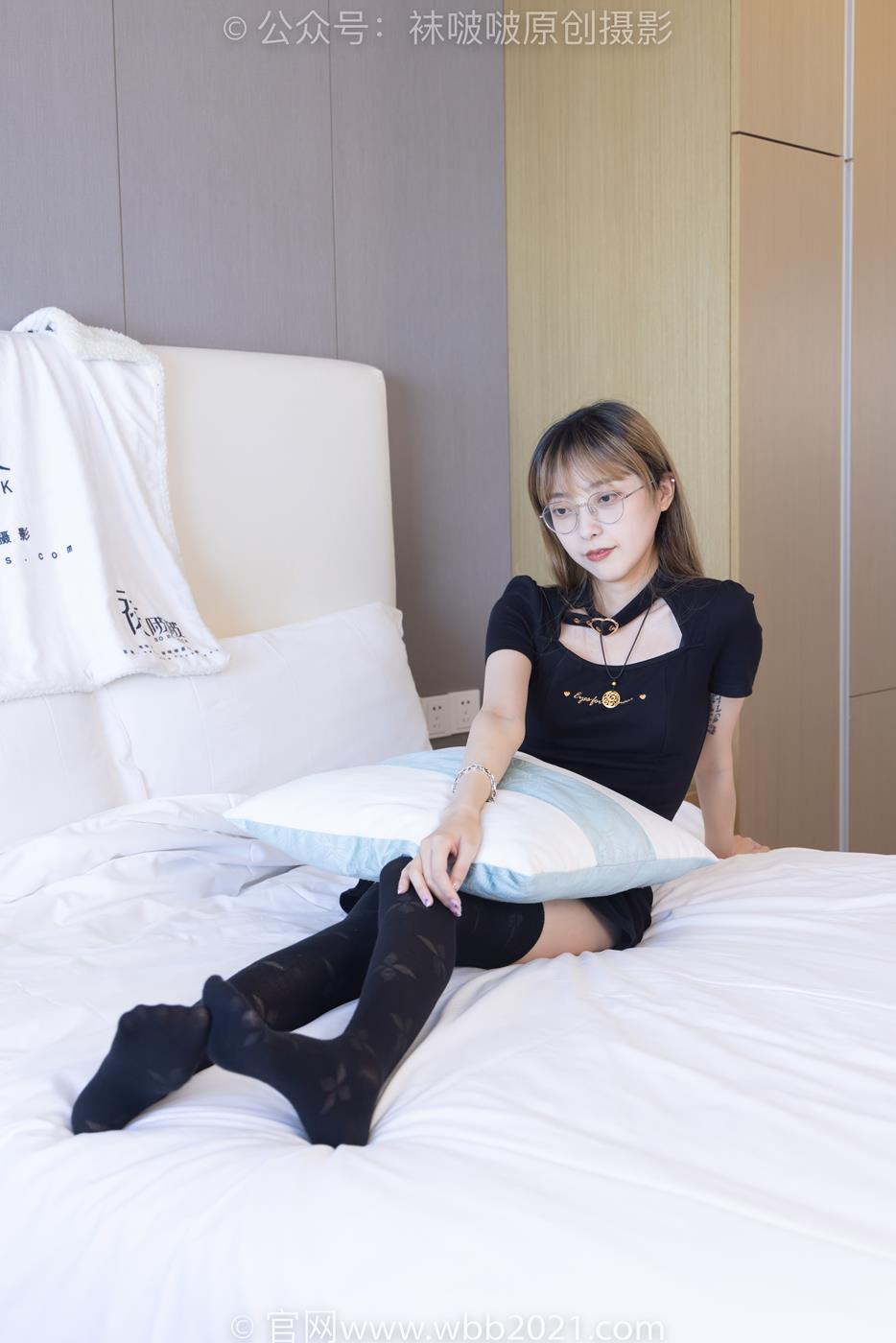 图片[56]-[BoBoSocks袜啵啵]NO.270 稚予-高跟鞋、皮鞋、厚黑丝、黑色大腿棉袜[150P] – 速更版-美库