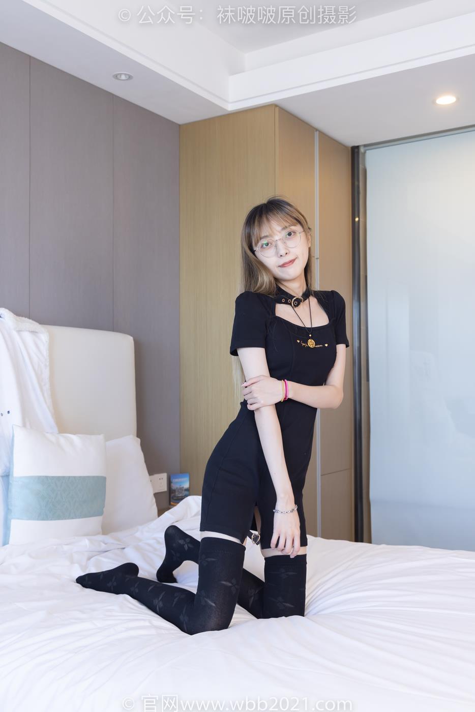 图片[58]-[BoBoSocks袜啵啵]NO.270 稚予-高跟鞋、皮鞋、厚黑丝、黑色大腿棉袜[150P] – 速更版-美库