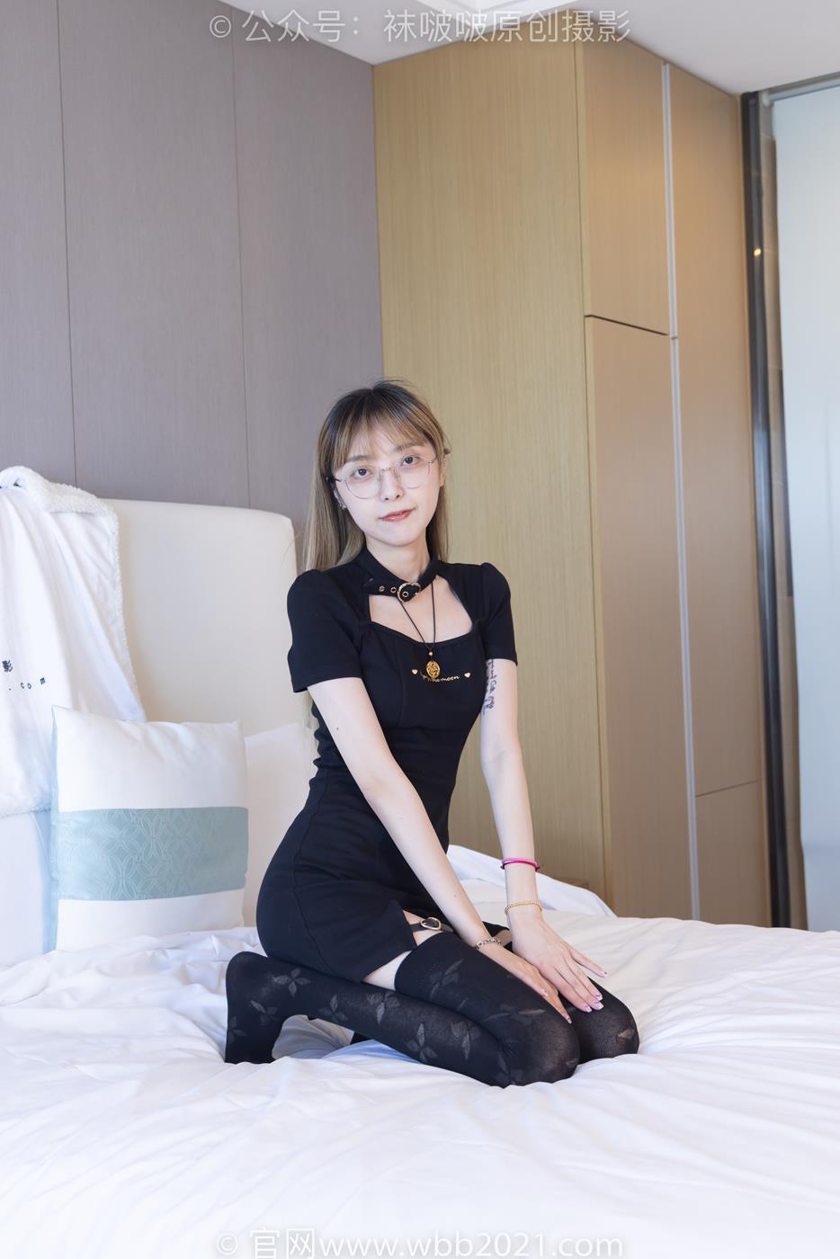 图片[59]-[BoBoSocks袜啵啵]NO.270 稚予-高跟鞋、皮鞋、厚黑丝、黑色大腿棉袜[150P] – 速更版-美库