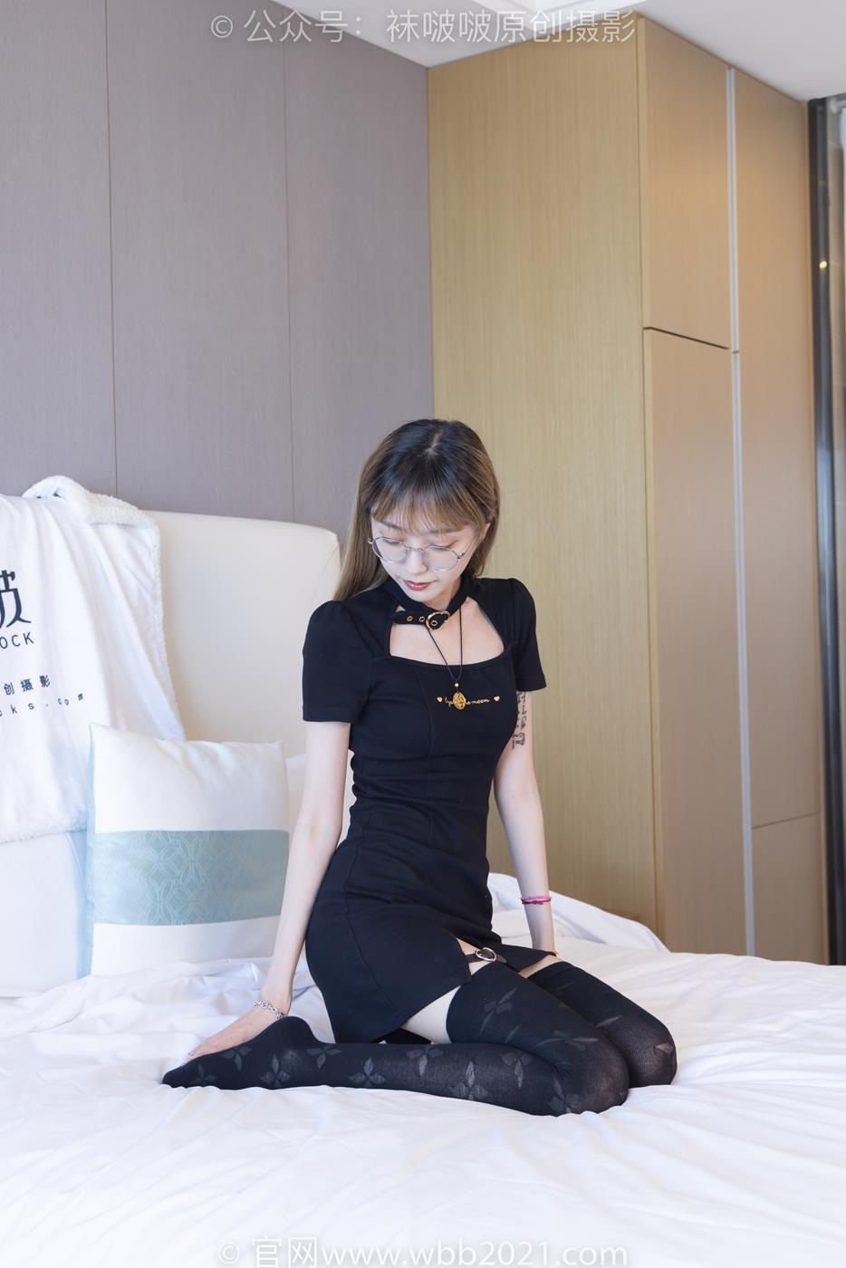 图片[60]-[BoBoSocks袜啵啵]NO.270 稚予-高跟鞋、皮鞋、厚黑丝、黑色大腿棉袜[150P] – 速更版-美库