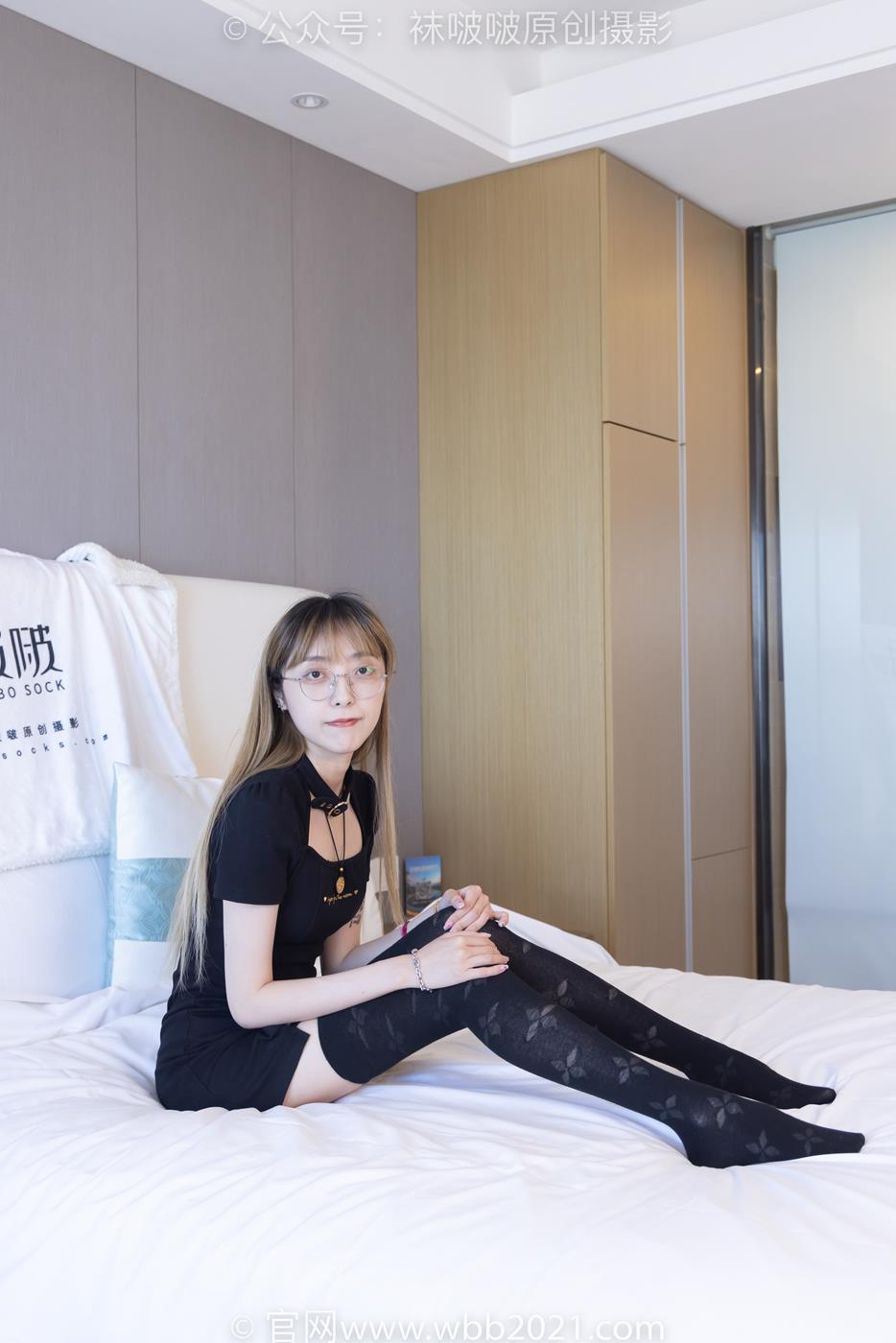 图片[61]-[BoBoSocks袜啵啵]NO.270 稚予-高跟鞋、皮鞋、厚黑丝、黑色大腿棉袜[150P] – 速更版-美库