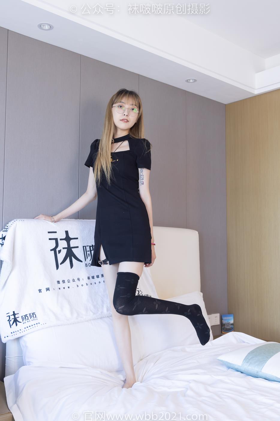 图片[69]-[BoBoSocks袜啵啵]NO.270 稚予-高跟鞋、皮鞋、厚黑丝、黑色大腿棉袜[150P] – 速更版-美库