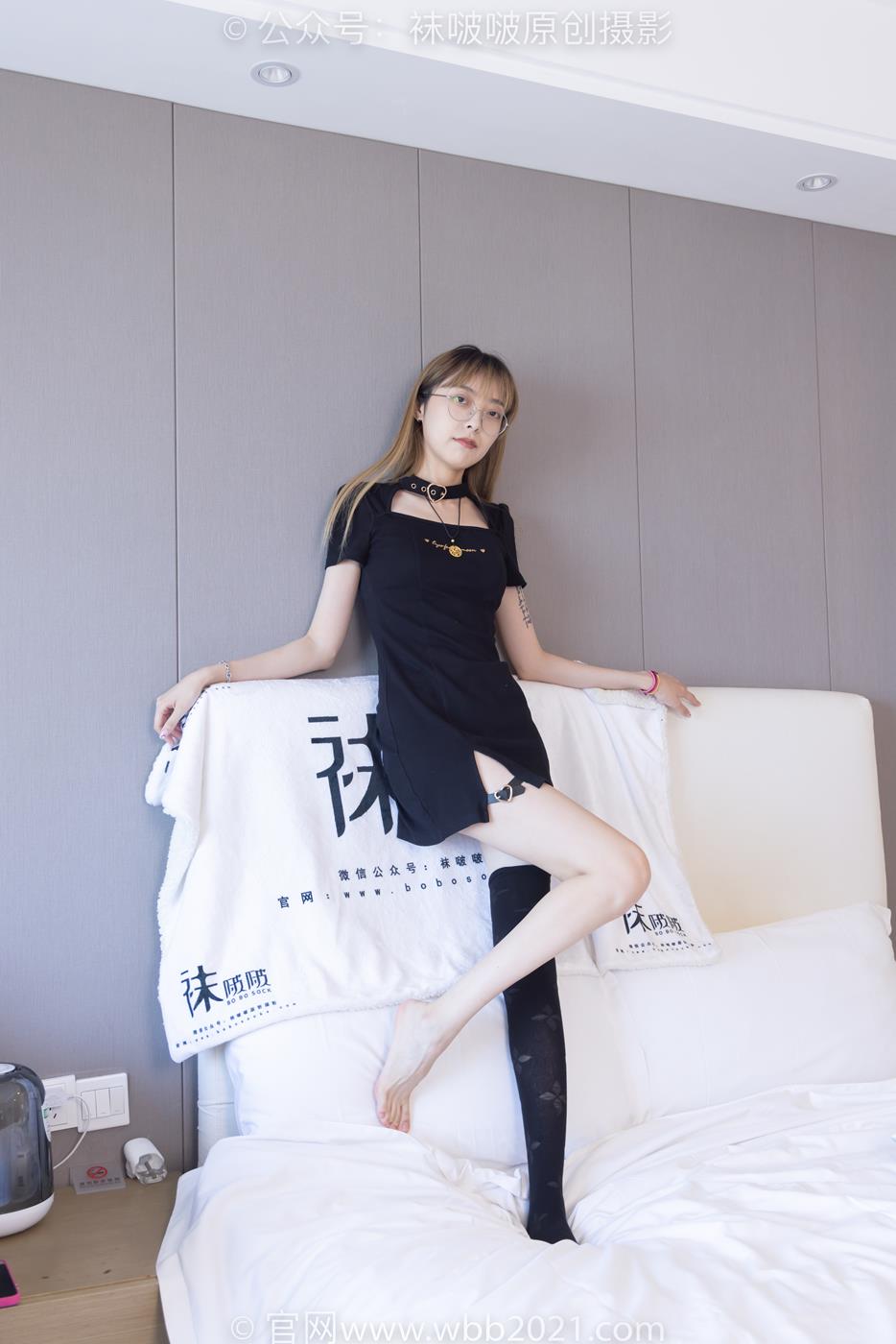 图片[70]-[BoBoSocks袜啵啵]NO.270 稚予-高跟鞋、皮鞋、厚黑丝、黑色大腿棉袜[150P] – 速更版-美库