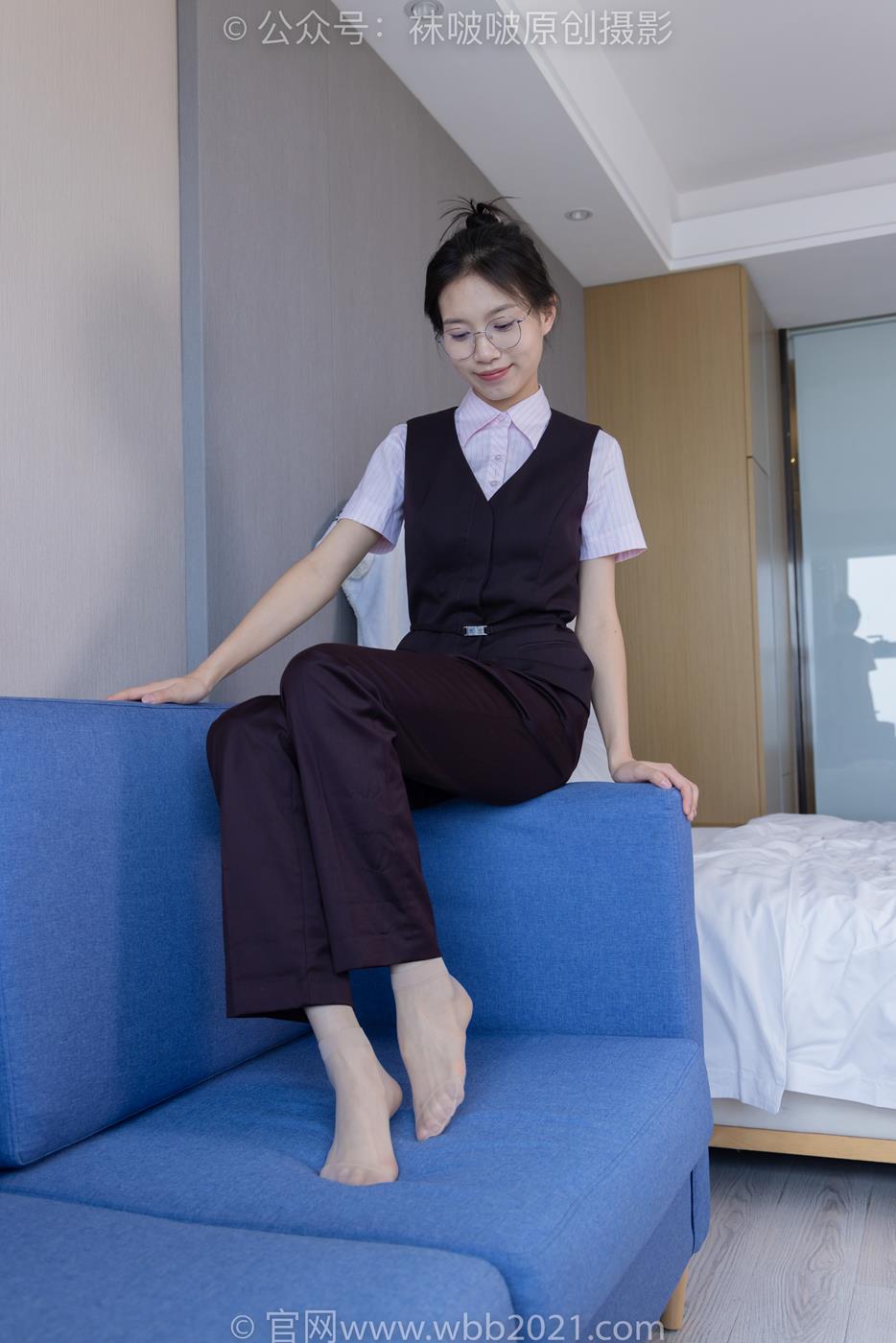 图片[61]-[BoBoSocks袜啵啵]NO.271 芝士-平底鞋、短肉丝、银行制服[147P] – 速更版-美库