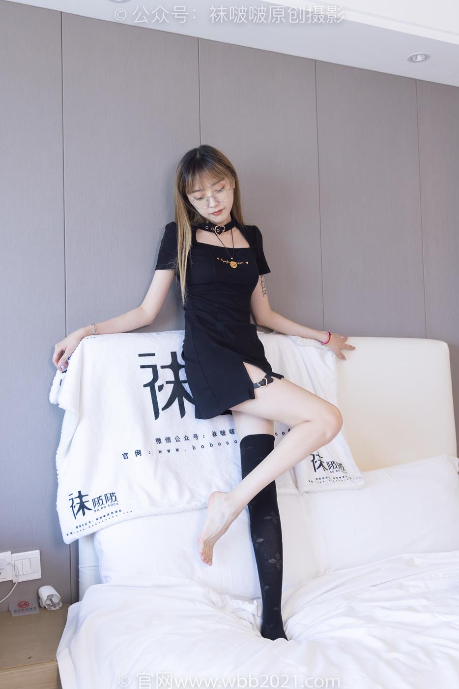 图片[71]-[BoBoSocks袜啵啵]NO.270 稚予-高跟鞋、皮鞋、厚黑丝、黑色大腿棉袜[150P] – 速更版-美库