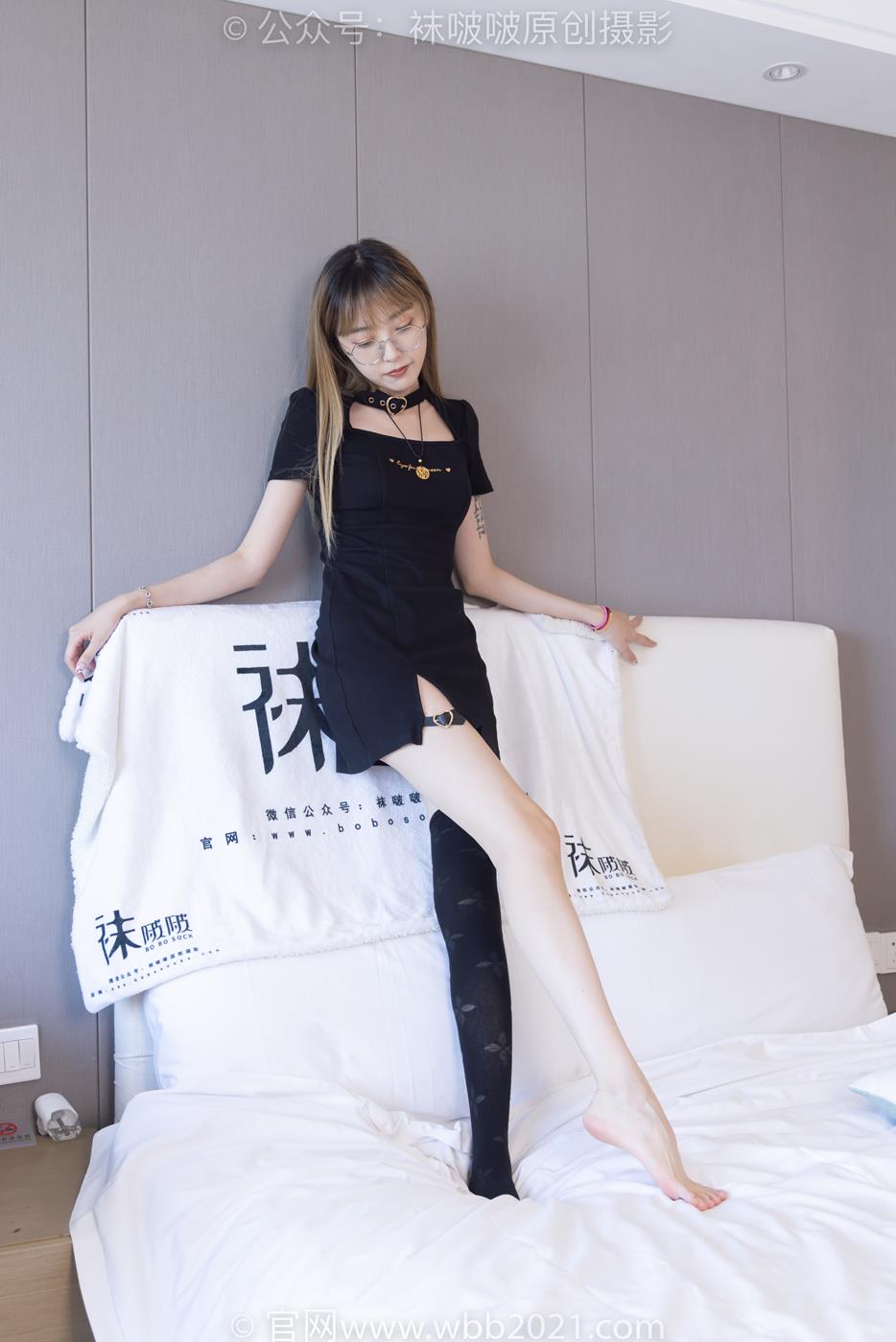 图片[72]-[BoBoSocks袜啵啵]NO.270 稚予-高跟鞋、皮鞋、厚黑丝、黑色大腿棉袜[150P] – 速更版-美库