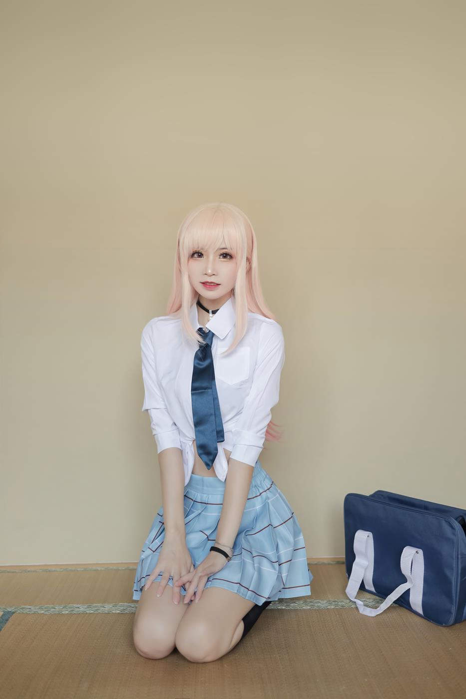 图片[14]-爱老师_PhD – 喜多川海梦 校服 泳装[16P] – 速更版-美库