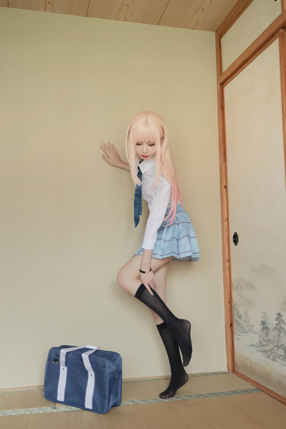 图片[16]-爱老师_PhD – 喜多川海梦 校服 泳装[16P] – 速更版-美库