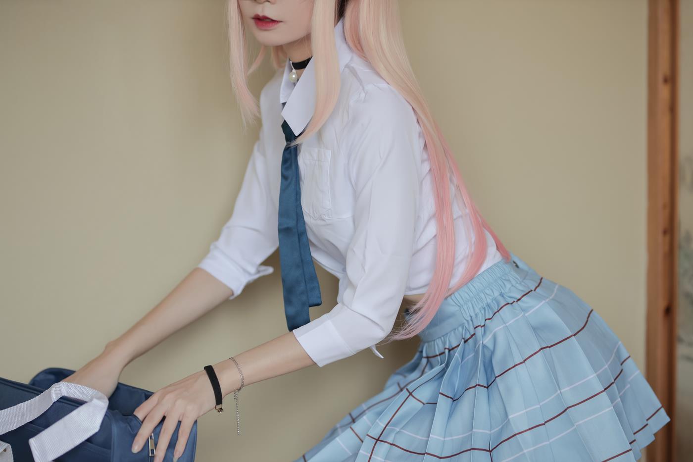 图片[17]-爱老师_PhD – 喜多川海梦 校服 泳装[16P] – 速更版-美库