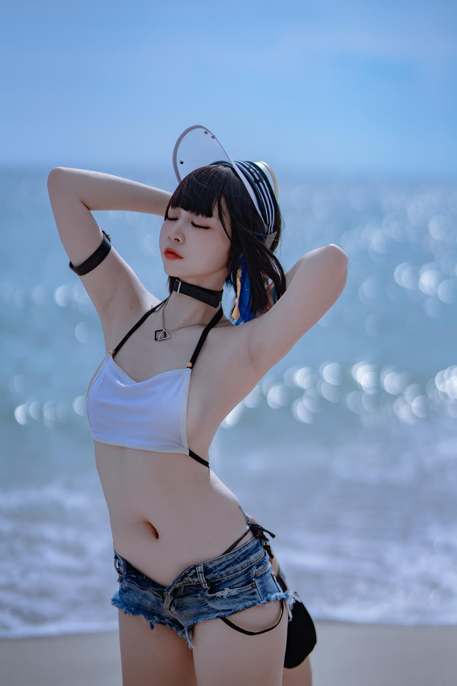 图片[17]-二佐Nisa – 方舟 森蚺泳装[22P] – 速更版-美库