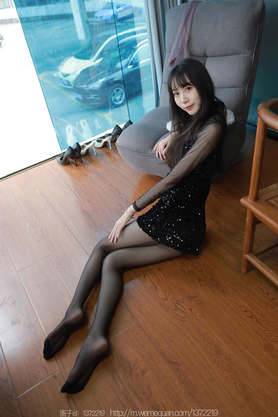 图片[68]-[IESS异思趣向] 2023.04.12 丝享家1419：团团《亮片嘿丝裙》[83P] – 速更版-美库