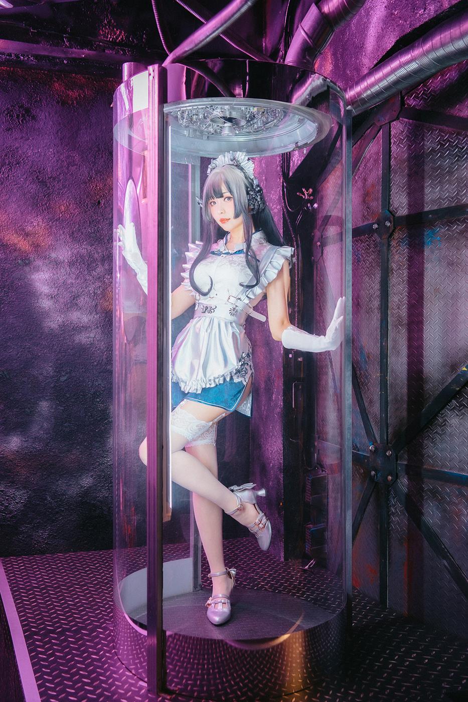 图片[13]-Ely_eee(ElyEE子)  – 賽博女僕 青輝石[28P] – 速更版-美库