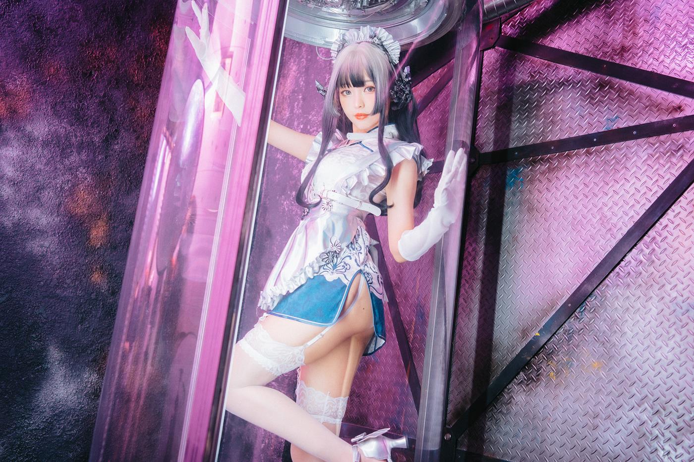 图片[15]-Ely_eee(ElyEE子)  – 賽博女僕 青輝石[28P] – 速更版-美库