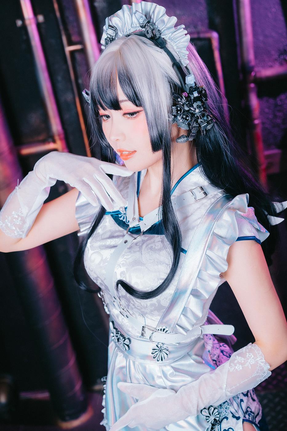 图片[27]-Ely_eee(ElyEE子)  – 賽博女僕 青輝石[28P] – 速更版-美库