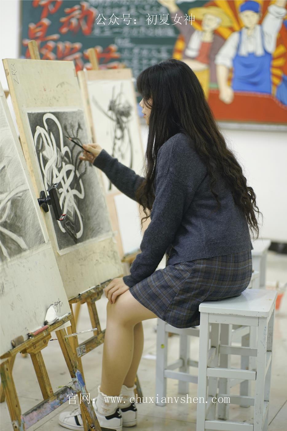 图片[43]-初夏女神 NO.034 欢欢 新晋学妹-校园游览[158P] – 速更版-美库