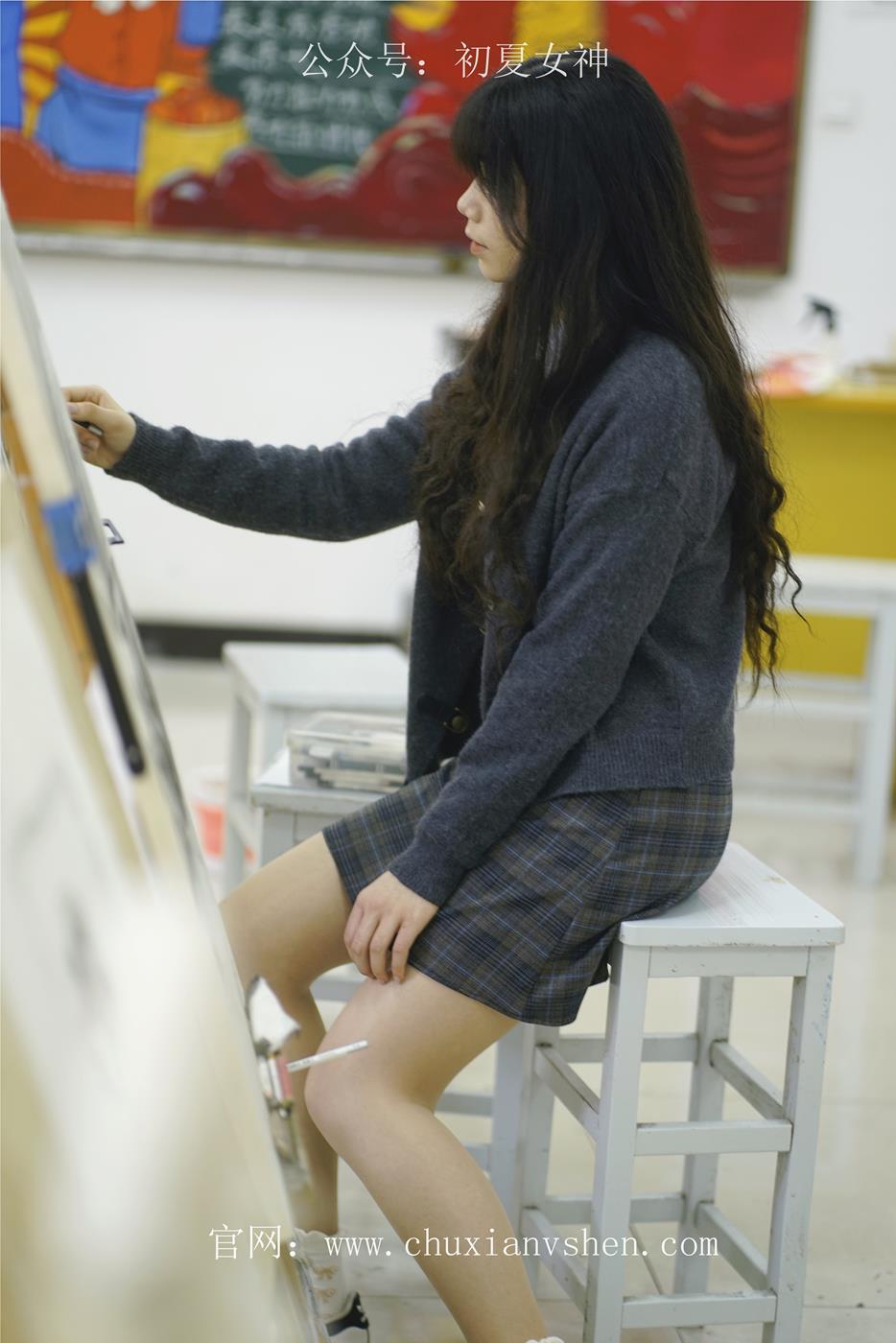 图片[55]-初夏女神 NO.034 欢欢 新晋学妹-校园游览[158P] – 速更版-美库