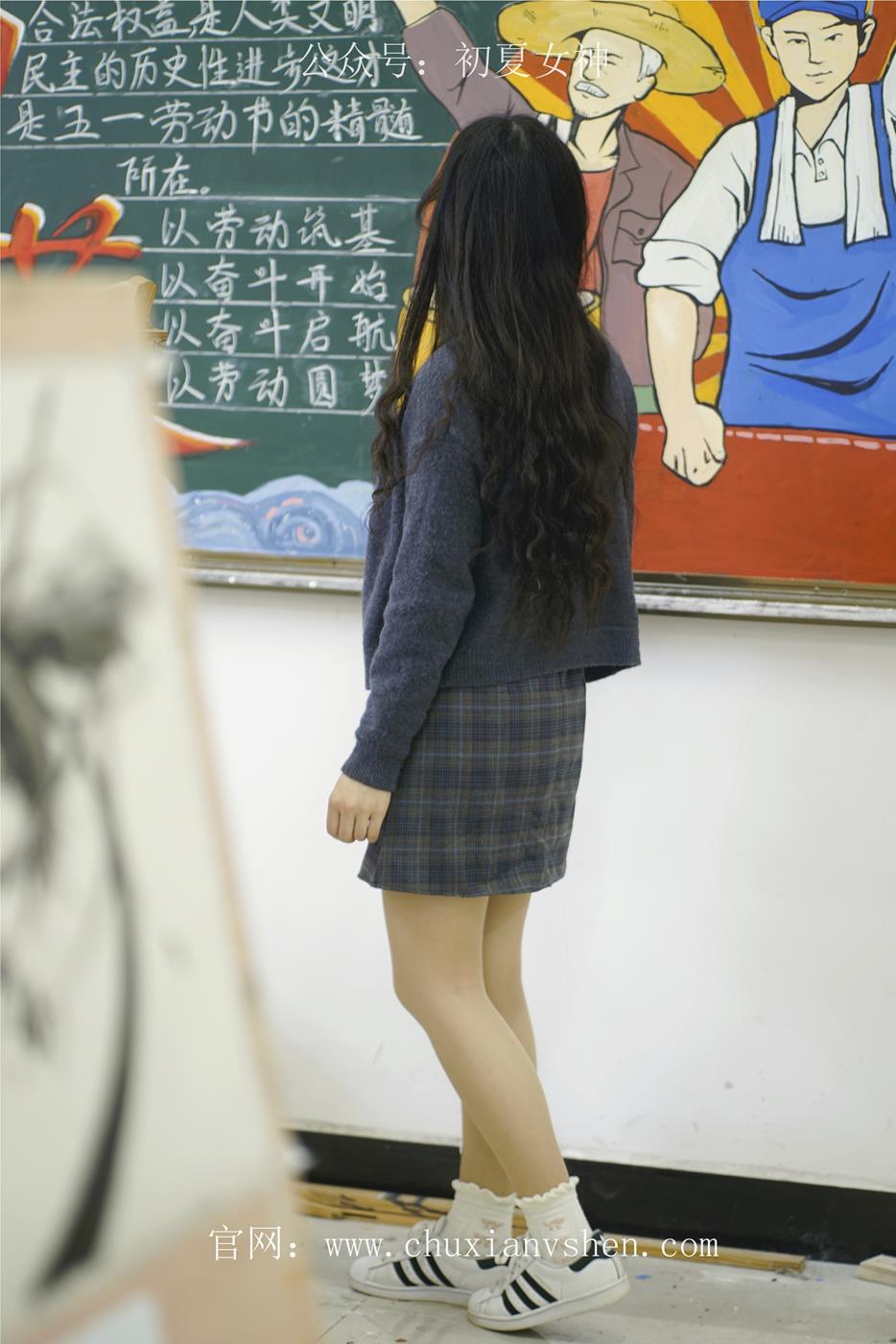 图片[68]-初夏女神 NO.034 欢欢 新晋学妹-校园游览[158P] – 速更版-美库