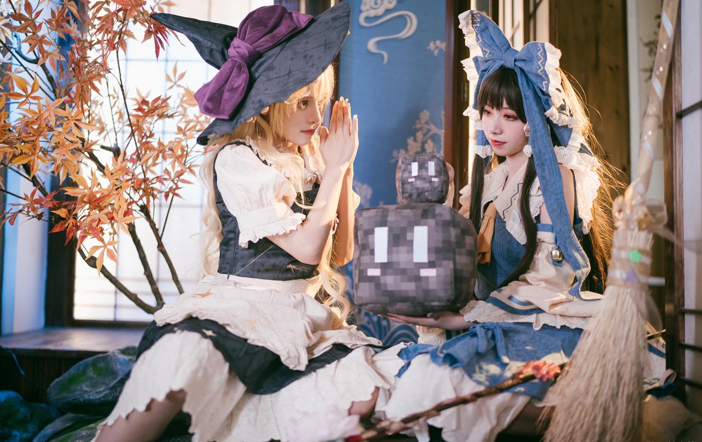 图片[15]-腥味猫罐 & 渡边芥子 – 魔理沙 青灵梦[15P] – 速更版-美库