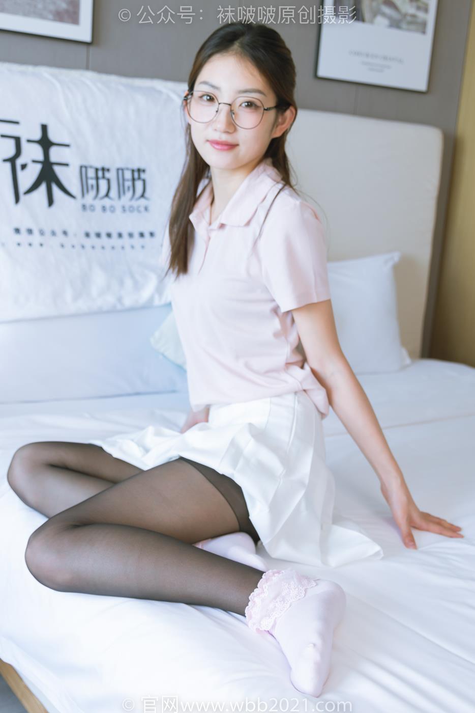 图片[51]-[BoBoSocks袜啵啵]NO.273 小沫-运动鞋、粉色棉袜、黑丝[144P] – 速更版-美库