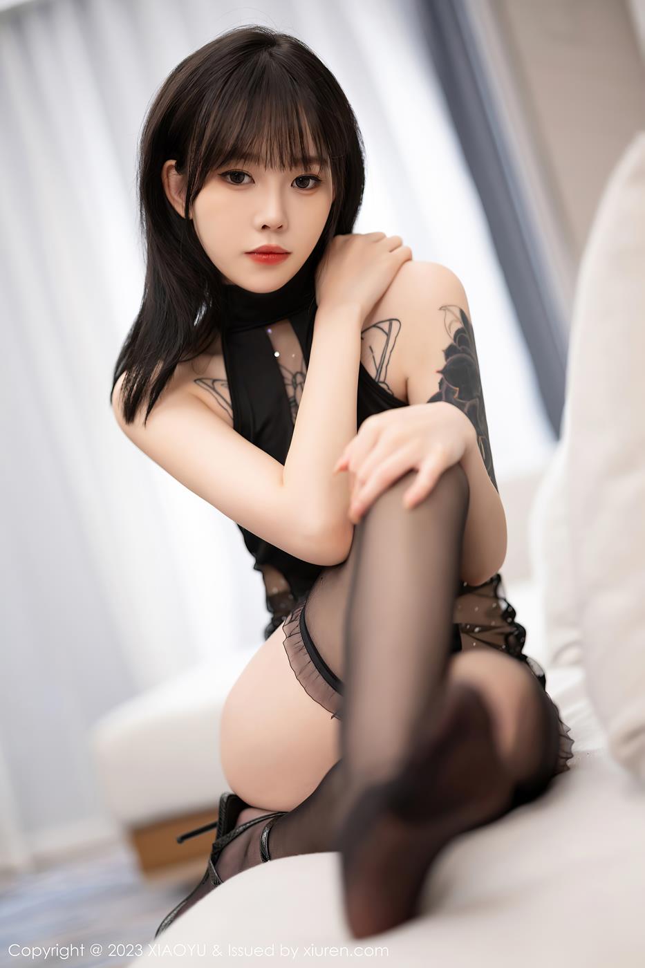 图片[32]-[XIAOYU语画界] 2023.08.28 VOL.1101 奶瓶. 黑丝美腿[55P] – 速更版-美库