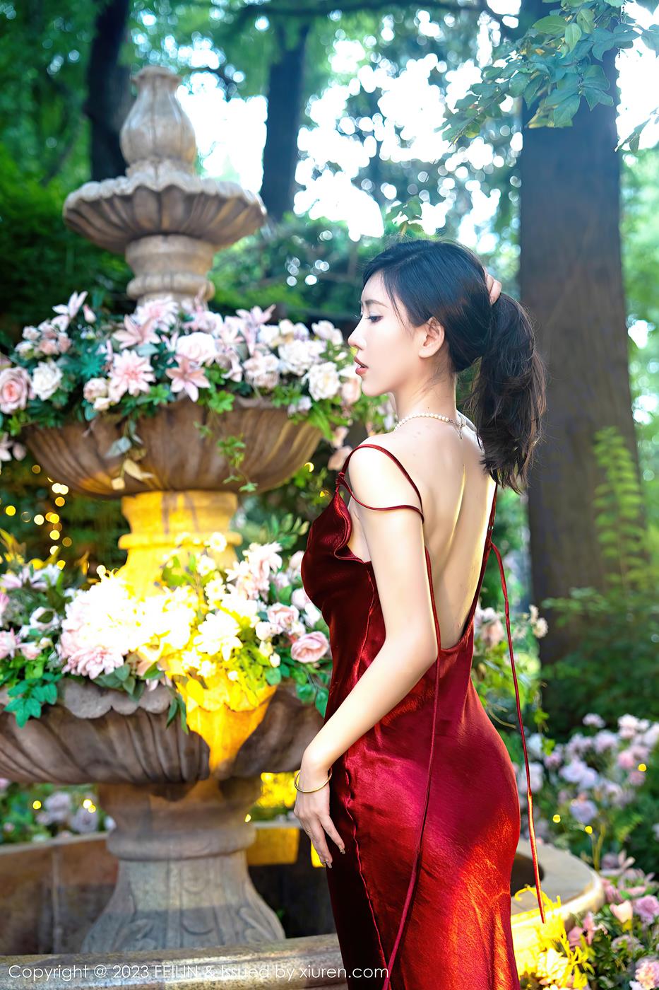 图片[21]-[FEILIN嗲囡囡] 2023.08.29 VOL.467 章芃芃 长裙美腿[39P] – 速更版-美库